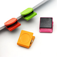Aimants de réfrigérateur personnalisés avec logo, clips magnétiques de qualité supérieure, décoration de bureau, pinces à papier métalliques colorées pour réfrigérateur