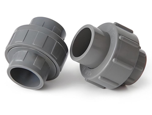 Raccordo a unione in PVC scuro personalizzato da 2 pollici, adattatore a innesto rapido per irrigazione, piscina e impianti idraulici, raccordi idraulici in PVC - Product Image 3