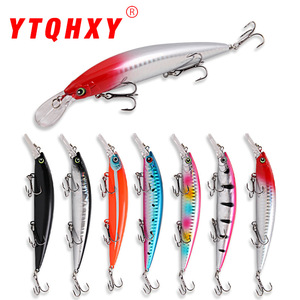 Señuelo Ytqhxy Minnow de 15.2cm y 36g, cebo de fondo hundible para pesca de pez mandarín en agua dulce y marina, diseño de tres anzuelos - Product Image 2