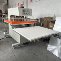 Machine de transfert thermique pneumatique mini 60*120cm pour logos, étiquettes, badges et étiquettes de col