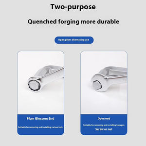 ชุดประแจปากตายอเนกประสงค์ 15 ชิ้น ประแจสองหัว พร้อมกระเป๋าผ้า  รับผลิตตามแบบ OEM  ขนาดเมตริก  โครเมียมสำหรับงานยานยนต์ - Product Image 3