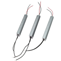 Alimentation LED ultra-mince longue en aluminium étanche DC24V 36W à tension constante, driver LED simple AC170-250V pour bande lumineuse LED