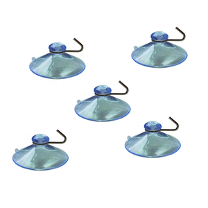 Saugnapf ตะขอแขวนผนังพีวีซีถ้วยดูดโลหะแบบฉีดขึ้นรูปพื้นผิวเรียบอุปกรณ์เสริมในห้องน้ำ - Product Image 1