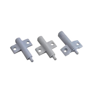 Cabinet Buffer Plastic Shock Absorber Gray And White Door Mount Wardrobe <b>Hardware</b> Single Damper Track - Product Image 2