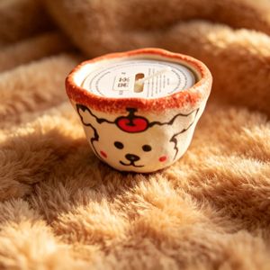 Vela Aromática de Cerámica Hecha a Mano en Jingdezhen, Linda Lata con Diseño de Perro, Aromaterapia, Decoración para el Hogar, Regalo - Product Image 4