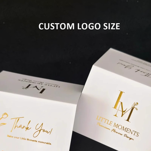 Custom Gift <b>Card</b> Luxury Design Florist Thank You <b>Cards</b> Luxury 600g <b>Thick</b> Paper Thank You Post <b>Card</b> with Foil Logo - Product Image 1