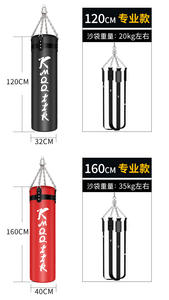 Sacs de sable de boxe professionnels en gros d'usine suspendus sacs de sable creux solides sacs de sable de combat - Product Image 4