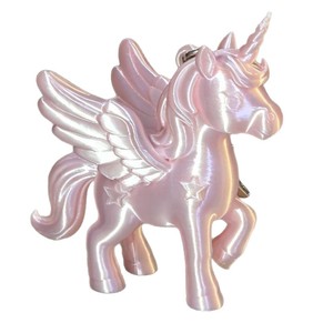 <b>Pink</b> Unicorn Keychain PVC Animal Theme Portable Promotional <b>Gift</b> for Girls and Friends - Product Image 5