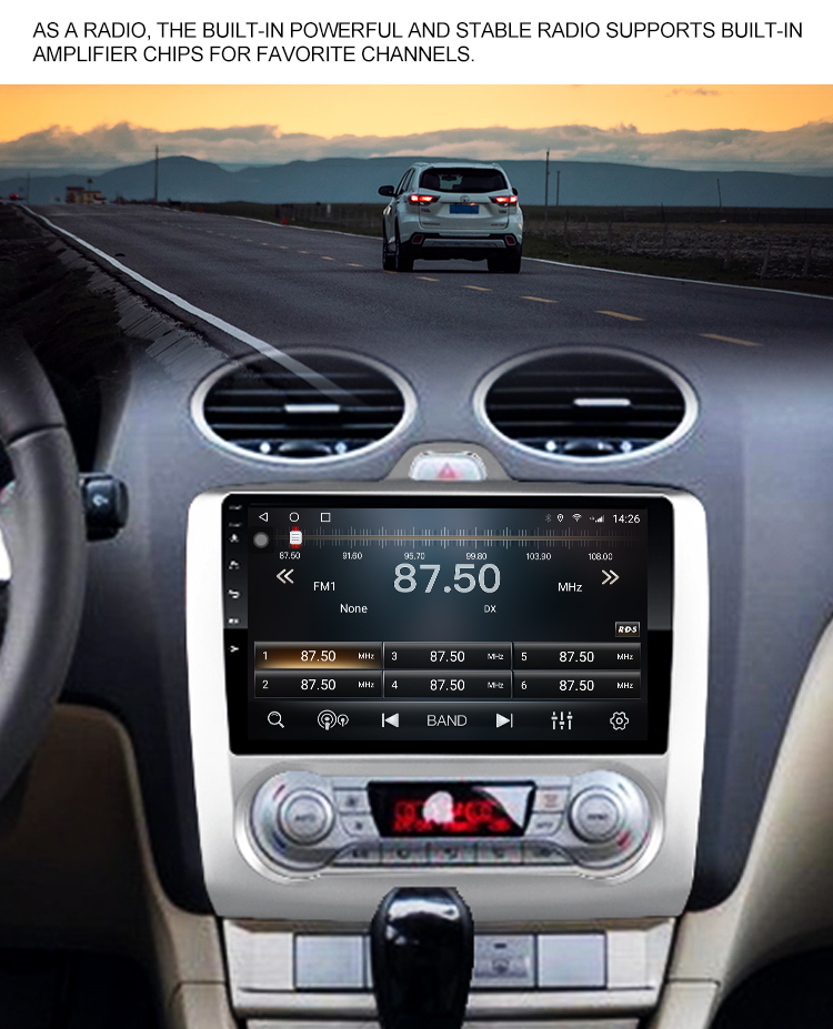 Car Multimedia GPS Radio Android 9 inch for 2004-2011 Ford Focus 2 Mk2 GPS Navigation car Radio player