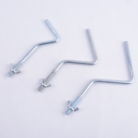 Lame de tondeuse à gazon avec crochets simples ou doubles, crochet de préhension sans pointe pour le désherbage et la récolte des noix d'areca, coupe à dents arrière