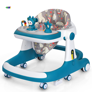 Andador <span class=keywords><strong>para</strong></span> Bebé 3 en 1, Plegable, de Plástico, con Bandeja Musical Extraíble, Andador de Aprendizaje y Entrenamiento con Ruedas - Product Image 5