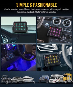 5 niveaux de luminosité impulsion stroboscopique 12 Gang 12V 24V relais panneau de commutation sans fil RGB <span class=keywords><strong>Circuit</strong></span> contrôle camion fusible et boîte de relais - Product Image 6