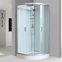 Cabine de douche de luxe Zhejiang de 900 cm de longueur, étanche, avec plateau en ABS pour salle de bain