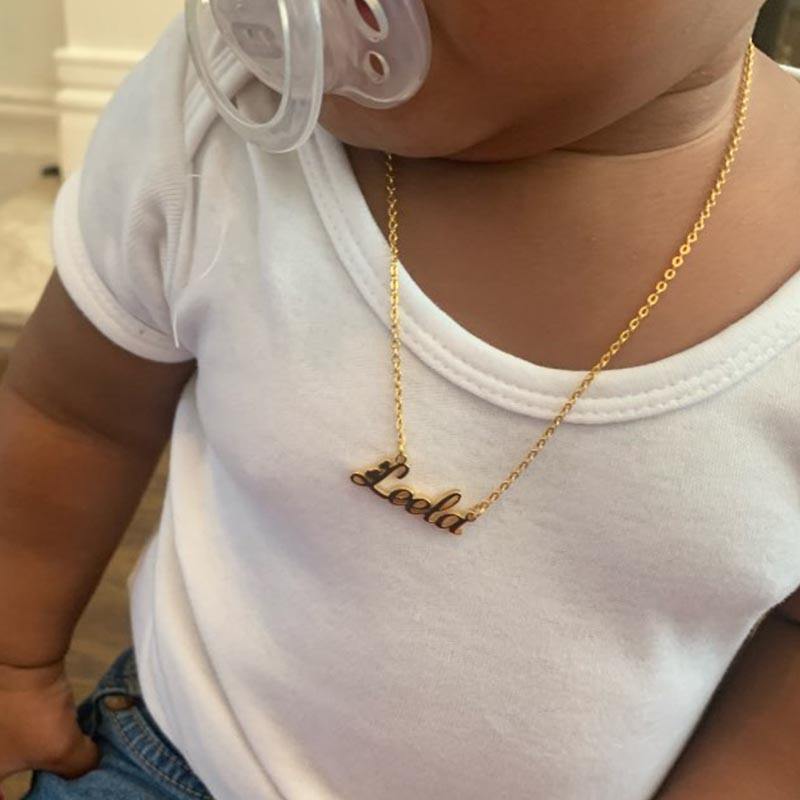 Gold Chain Baby Girl Elegant Jewelry for Infants