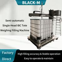 Machine de remplissage et de pesage à tête unique pour conteneurs IBC, en acier inoxydable 304, remplissage par le haut et par immersion pour liquides (œufs, huiles comestibles)