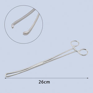 Pinzas Quirúrgicas Veterinarias Plum Medical de 26 cm, de Acero Inoxidable Reutilizables, Juego de Instrumentos para Pinzar Tejidos Caninos - Product Image 3