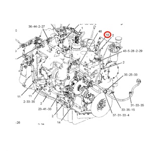 Faisceau de câblage 363-7709 3637709 compatible avec D5R XL D6N |   Outils de réparation d'excavatrice |   Haute qualité |   Durable | - Product Image 2