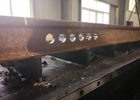 Perceuses cnc HDZL1200 pour métal, Machine de perçage et de traitement de faisceau CNC, perceuse latérale cnc