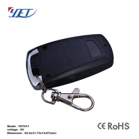 YET017 Télécommande sans fil Keyfob Learning Code Rolling Code pour boutons ABS de porte automatiques
