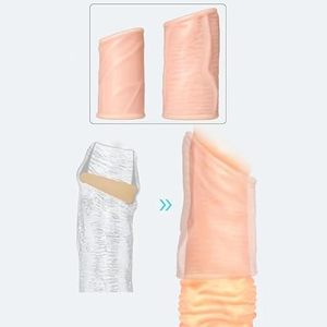 Anello Estensore per Pene, Guaina per Allungare e Ispessire il Glande, Giocattoli Sessuali per Uomini - Product Image 2