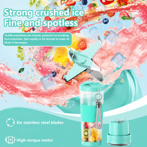 Mixeur Portable 500ml Style Noble pour Smoothies et Jus de Fruits Frais, Idéal Voyage et Gym, Prise en Charge OEM - Product Image 6