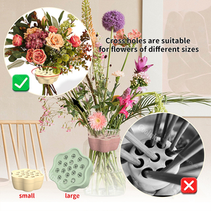 New Arrival Tik Tok Spiral <b>Flower</b> Stem Vase Ikebana DIY <b>Bouquet</b> Arrange Garden Supplies Pot Set - Product Image 4