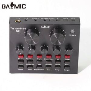 Carte son professionnelle en promotion avec kit de microphone à condensateur filaire BM800 pour enregistrement studio YouTube TikTok - Product Image 2