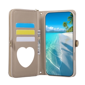 Étui en cuir multifonctionnel avec fermeture éclair pour <span class=keywords><strong>Samsung</strong></span> A12/A13/A14/A15/A16/A17/A07, pochette à bandoulière, housse rabattable - Product Image 1