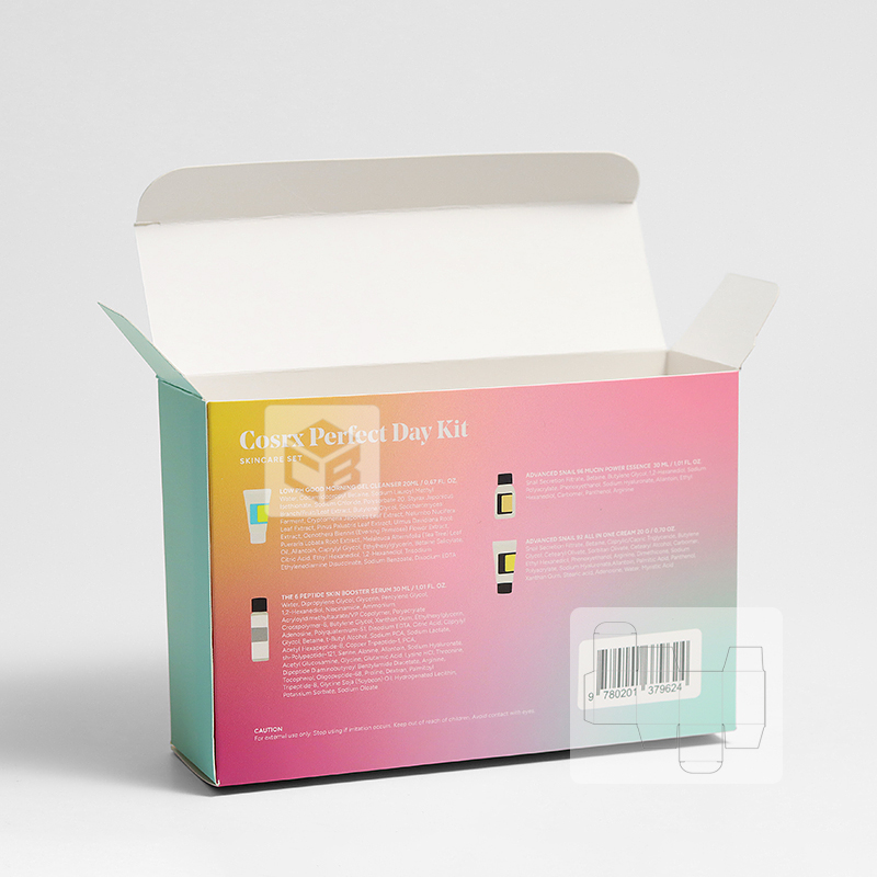 Sustainable Eco Friendly Cosmetic Packaging Craft Paper Box Biodegradable Custom Design for B2B Wholesale and Retail Solutions