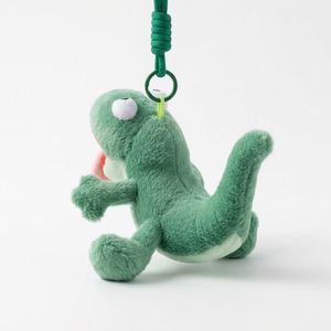Peluche verte en forme de lézard parlant - Peluche super douce pour soulager le stress, design abstrait et amusant - Product Image 4