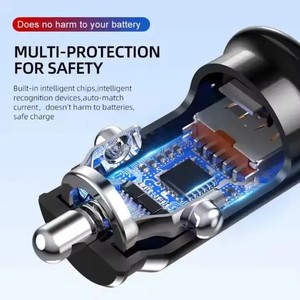 20W <span class=keywords><strong>usb</strong></span>-<span class=keywords><strong>c</strong></span>车载充电器，带PD快速充电5V/3A输出，用于手机耳塞摄像头和智能手表点烟器适配器 - Product Image 3