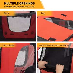 Vente directe d'usine poussette légère pour petit chat et chien voyage portable poussette pour animaux de compagnie - Product Image 6