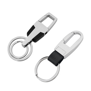 Porte-clés en cuir de luxe personnalisé vierge de marque SNR, 85-92mm, imprimé en 1 ou 2 couleurs, pour promotion et affaires, prix usine, vente en gros - Product Image 4