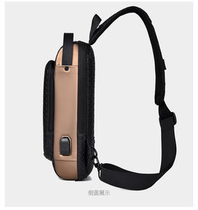 Großhandel männlich Biker Bag Passwort Anti-Diebstahl Brusttasche Männer Single Shoulder Sports Casual Cross body Taillen tasche - Product Image 5