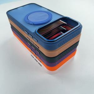 360 độ xoay chống trượt PC + <span class=keywords><strong>TPU</strong></span> 2mm cá nhân nút từ trường hợp điện thoại cho <span class=keywords><strong>Iphone</strong></span> 17air đứng độc đáo điện thoại di động trường hợp - Product Image 5