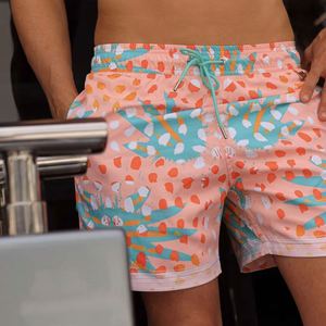 Manufacturer Wholesale Sports Workwear Printed Beach Shorts Swim <b>Trunks</b> <b>Men</b> Custom Logo Elastic Waist Quick Dry Casual - Product Image 3