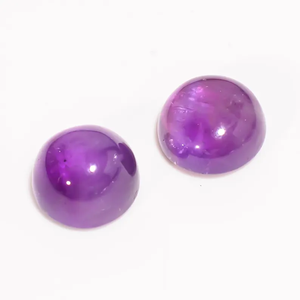 Colgante de Cabujón Redondo de Amatista Natural de Alta Calidad Premium, Piedras Preciosas Sueltas para Joyería, Tratamiento Pulido - Product Image 1