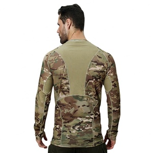 เสื้อยืดแขนยาวลายพรางแบบแห้งเร็วสำหรับเล่นกีฬา - Product Image 3