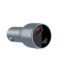 Penjualan laris adaptor pengisi daya mobil USB 100W 3 port pengisian cepat mobil QC3.0 telepon Universal