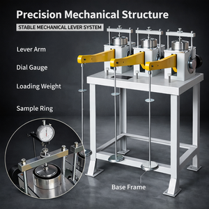 Equipamento de laboratório geotécnico para ensaio de consolidação de solos de alta precisão - Product Image 5