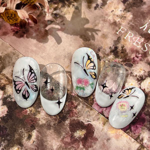 Autocollants 3D pour ongles YITU, motifs <span class=keywords><strong>manga</strong></span>, papillon, dessin animé, autocollants, sans BPA, non toxiques, fins, résistants, vente en gros YT7685 - Product Image 3