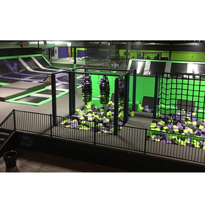 Nouveau design de trampoline de saut pour aire de jeux intérieure pour enfants et adultes, prix d'usine, <span class=keywords><strong>parc</strong></span> d'aventure, fabriqué en plastique durable, marque MUTONG - Product Image 1