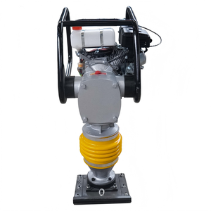 เครื่องตบดินไฟฟ้าแบบสั่นสะเทือน 380V มอเตอร์ประสิทธิภาพสูง พร้อมสปริงสีเหลืองและด้ามจับสีดำ - Product Image 3