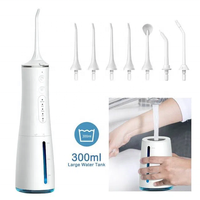 Irrigateur buccal IPX7, hydropulseur dentaire étanche avec pointe de jet ardillon spéciale, hydropulseur électrique Portable