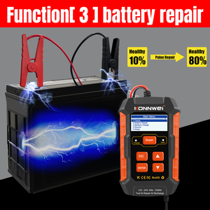 KONNWEI KW520 24V 12V 5A 10A Outil de diagnostic de voiture <span class=keywords><strong>Scanner</strong></span> de diagnostic de batterie et <span class=keywords><strong>chargeur</strong></span> avec fonction de réparation - Product Image 3
