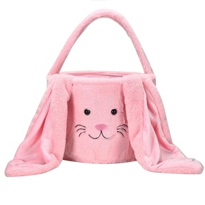 Bolsa <span class=keywords><strong>de</strong></span> Terciopelo <span class=keywords><strong>de</strong></span> Conejito <span class=keywords><strong>de</strong></span> Peluche para Niños, para <span class=keywords><strong>Pascua</strong></span>, con Manualidades DIY - Product Image 1