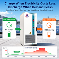 Système de stockage d'énergie commercial et industriel à haute tension 832V, 241kWh 261kWh, refroidissement liquide, solaire, batterie LiFePO4, armoire 120kW