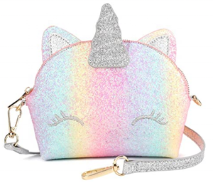 New Design Unicorn Gifts Kids Purse for Little Girls <strong>Sequin</strong> Glitter Crossbody Shoulder <strong>Handbag</strong> for Little fashionistas - Product Image 5