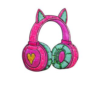 ลดราคาจากโรงงาน แพทช์ปักลายหัวใจขนาดใหญ่ น่ารัก สไตล์สาวหวาน ประดับเลื่อม รีดติดเสื้อยืด เสื้อฮู้ดดี้ - Product Image 1