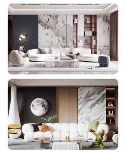 UV Marble <strong>Wall</strong> Panels for <strong>Interior</strong> Design UV Waterproof Fireproof for Home <strong>Decorative</strong> PVC - Product Image 6